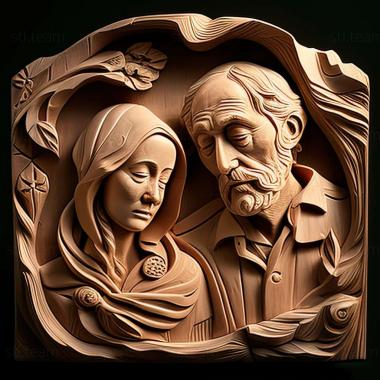 3D model Godparents (STL)